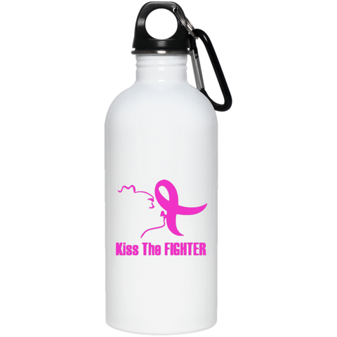 Kiss The Fighter 20 oz. Stainless Steel Water Bottle