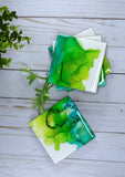 Lime Green & Teal Coasters