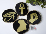 Black & Gold Coasters