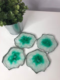 Coaster Clear Agate Slices w/Frosted Bottom