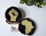 Black & Gold Coasters