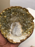 Golden Crystal Quartz Jewelry Bowl (Small)