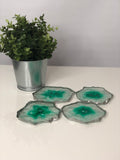 Coaster Clear Agate Slices w/Frosted Bottom