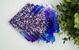 Blue/purple Clear Coasters