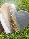 Heart Silver/White/Gold