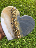 Heart Silver/White/Gold