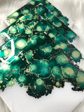 Coaster Green & Gold