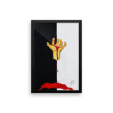 Same Color Blood Framed poster