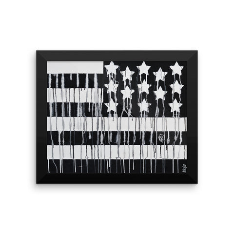 Black America Framed Poster
