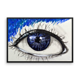 Soul's Eye view Framed poster